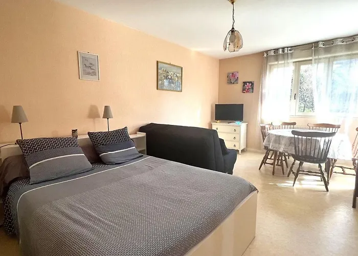 公寓 T1 Bis 35m² Avec Terrasse Exposee Sud/est Et Parking Prive - Fr-1-555-80 艾克斯莱班